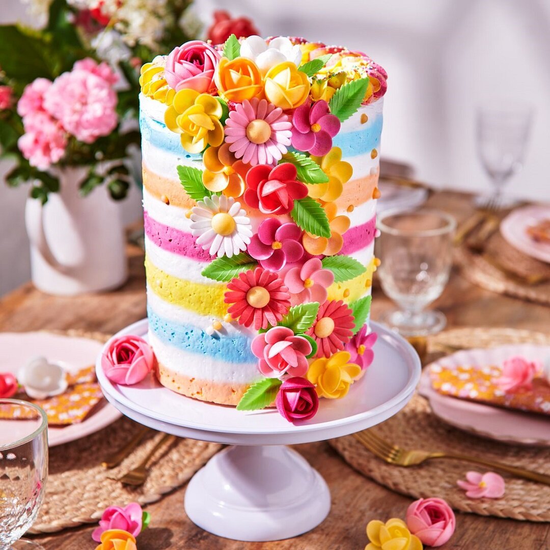 FunCakes - Spiselige Oblatblomster, Roser 6 stk.