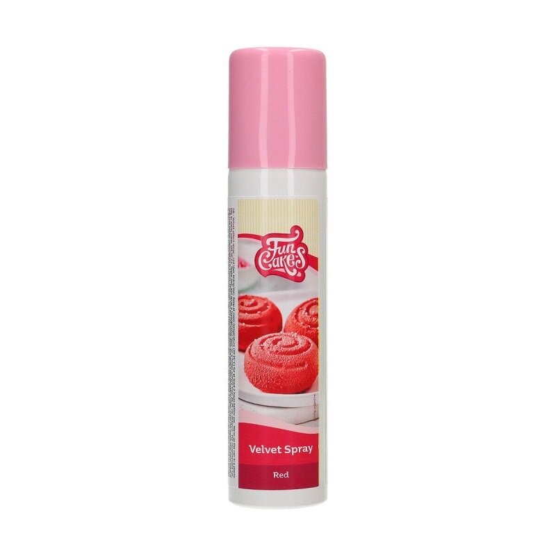 FunCakes - Spiselig Sprayfarge Rød 100 ml