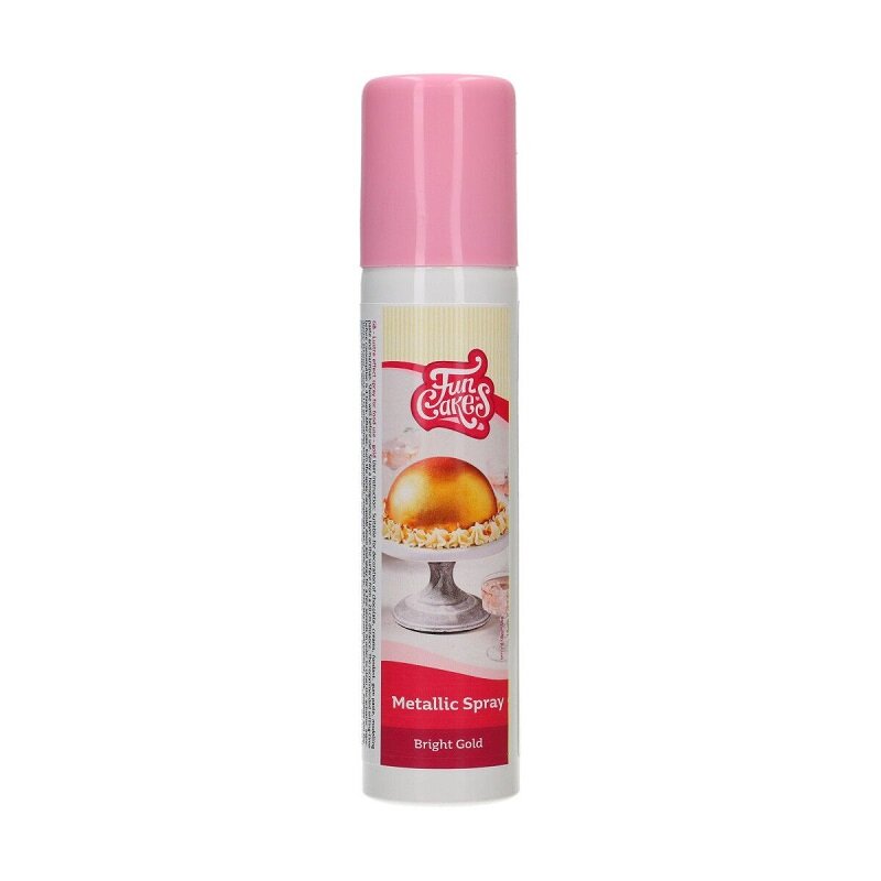 FunCakes - Spiselig Sprayfarge Metallisk gull 100 ml