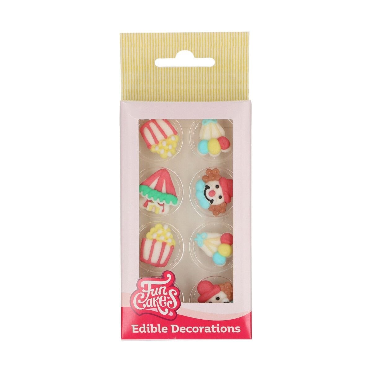 FunCakes - Sukkerdekorasjoner Sirkus 8 stk.