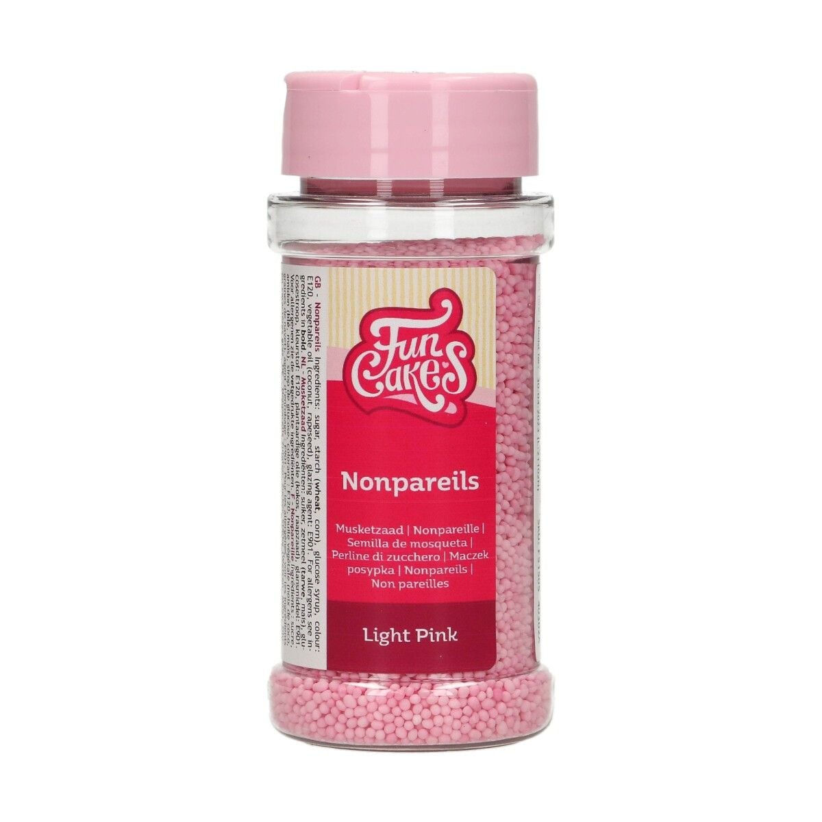 FunCakes - Sukkerperler Rosa 80 gram