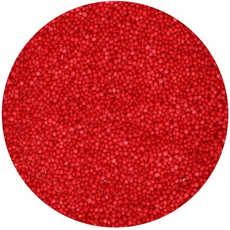 FunCakes - Sukkerperler Røde 80 gram