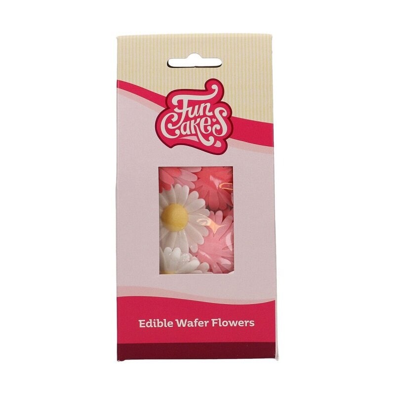 FunCakes - Spiselige Oblatblomster, Daisy 13-pakke