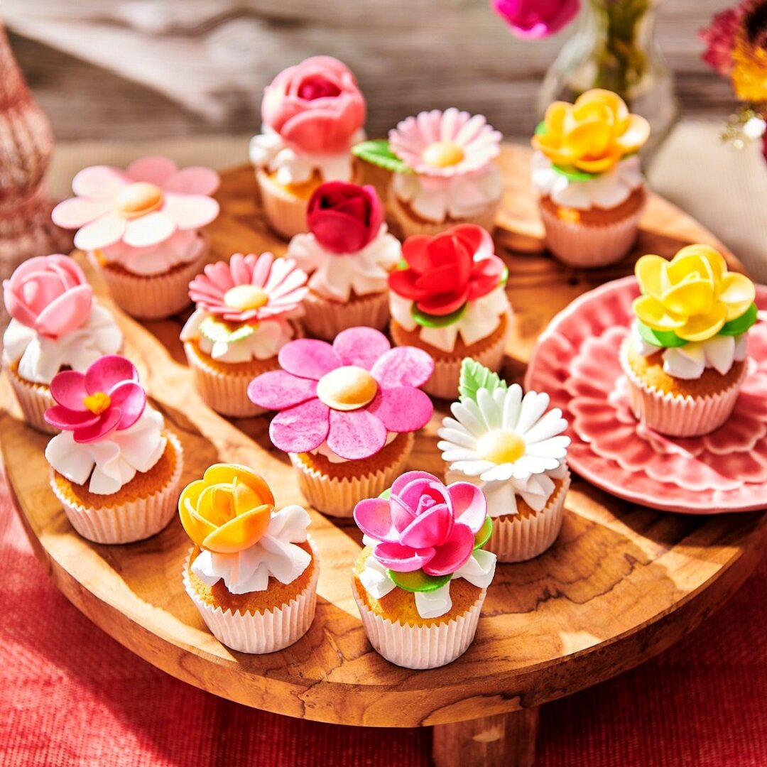 FunCakes - Spiselige Oblatblomster, Roser 6 stk.