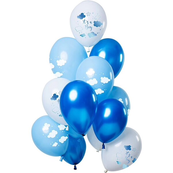 Ballongbukett, It's a boy 12 stk.
