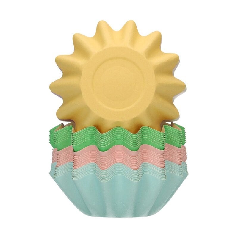 FunCakes - Blomsterformede Muffinsformer Pastellmix 48 stk.