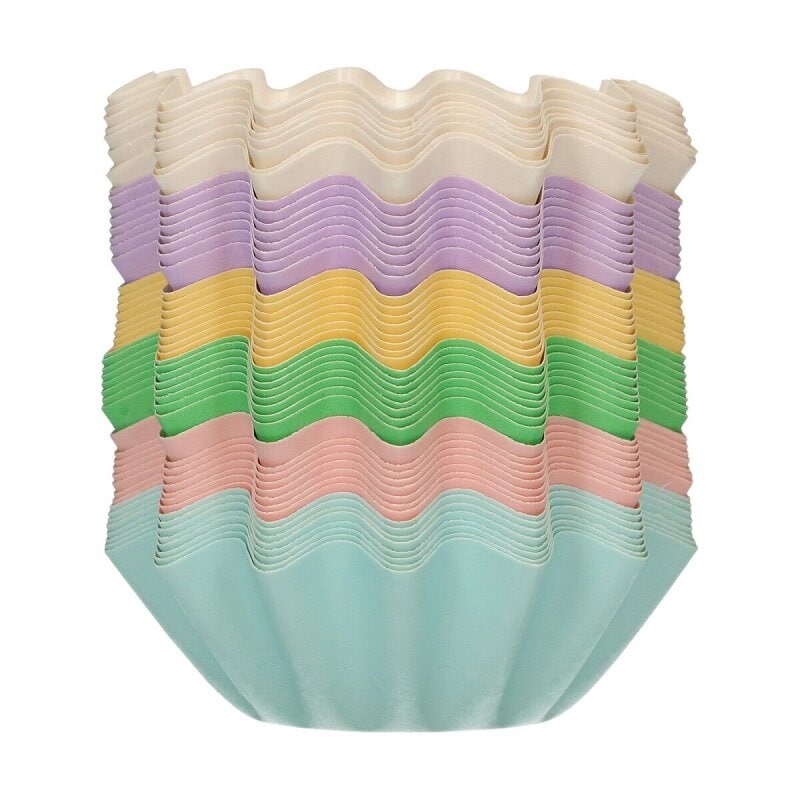 FunCakes - Blomsterformede Muffinsformer Pastellmix 48 stk.