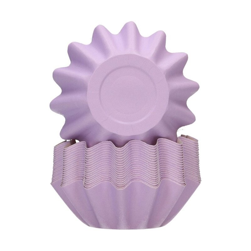 FunCakes - Blomsterformede Muffinsformer Pastellilla 48 stk.