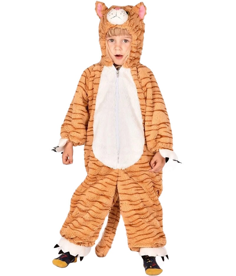 Katt Jumpsuit Kostyme Barn 4-5 år