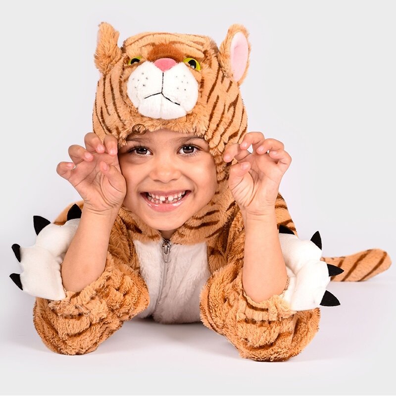 Katt Jumpsuit Kostyme Barn 4-5 år