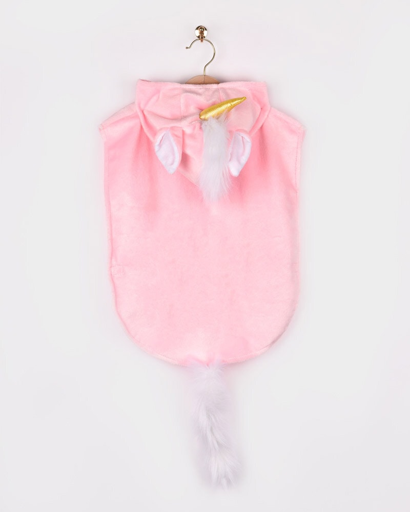 Rosa enhjørning Baby Cape kostyme 1-4 år