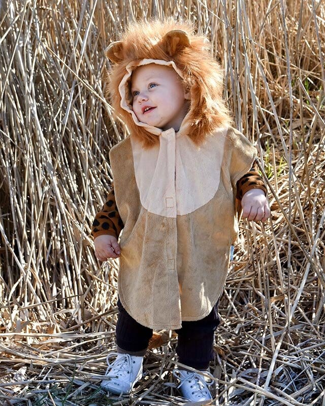 Løve Baby Cape kostyme 1-4 år