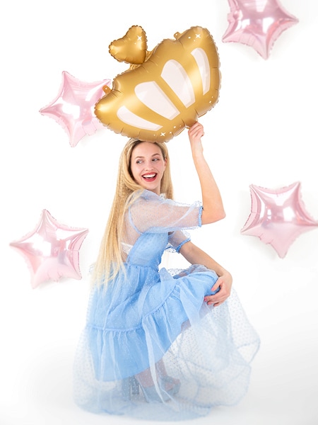 Folieballong Gullkrone 62 cm