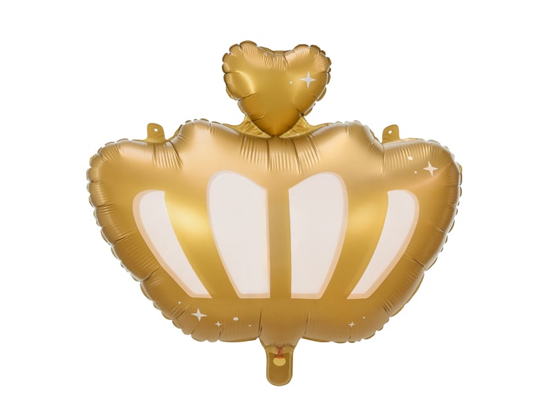 Folieballong Gullkrone 62 cm