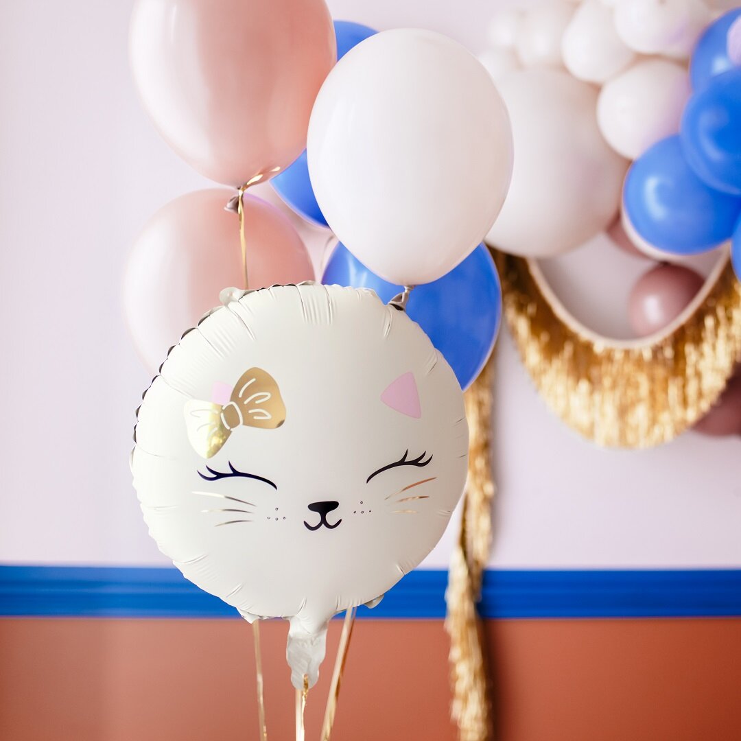 Folieballong Katteansikt 45 cm