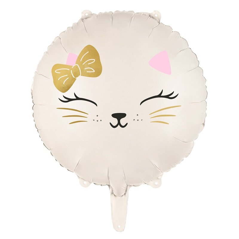 Folieballong Katteansikt 45 cm