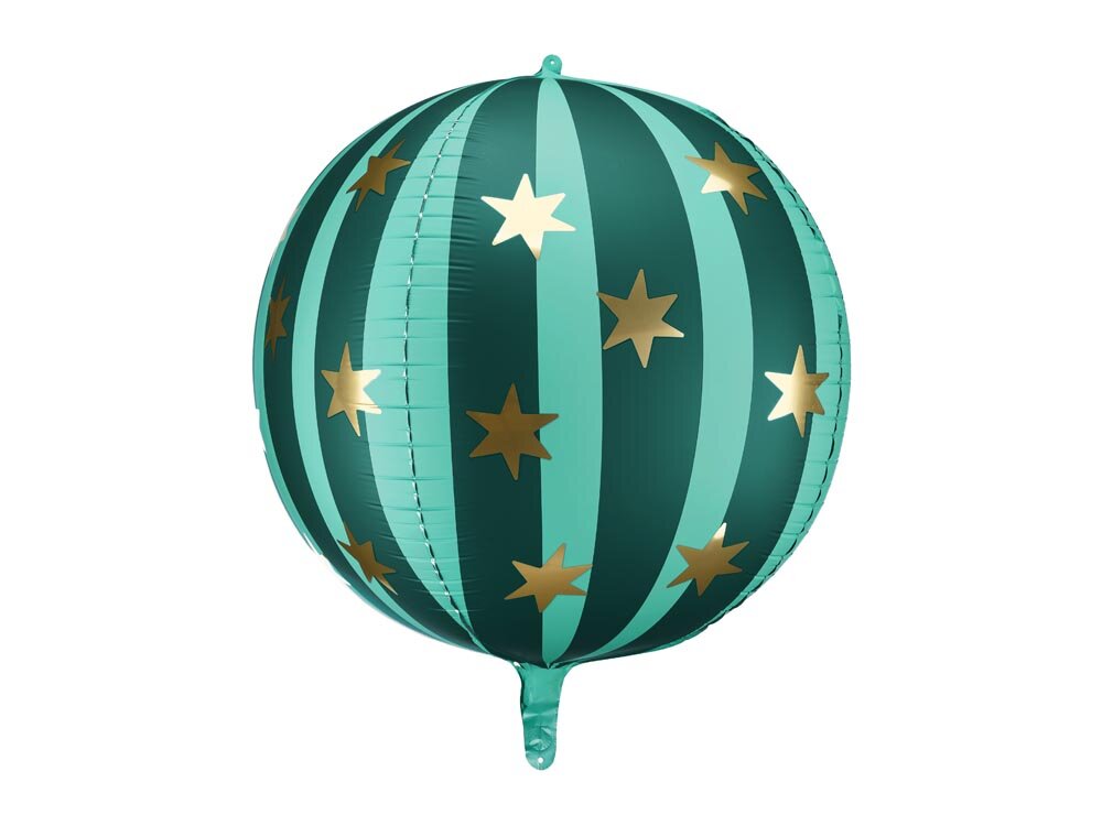 Sirkus Grønn Folieballong 75 cm
