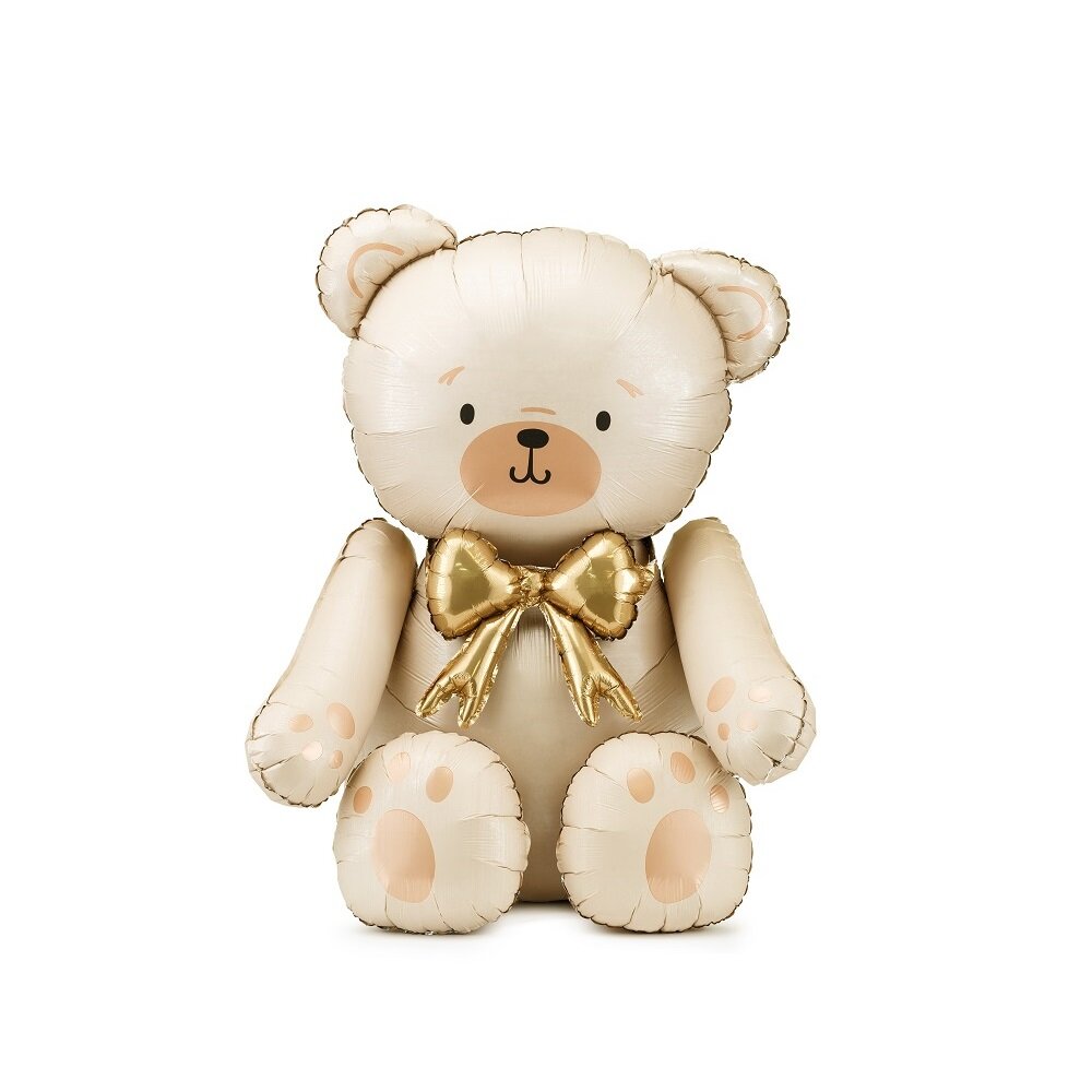Teddybjørn Sittende Folieballong 84 cm