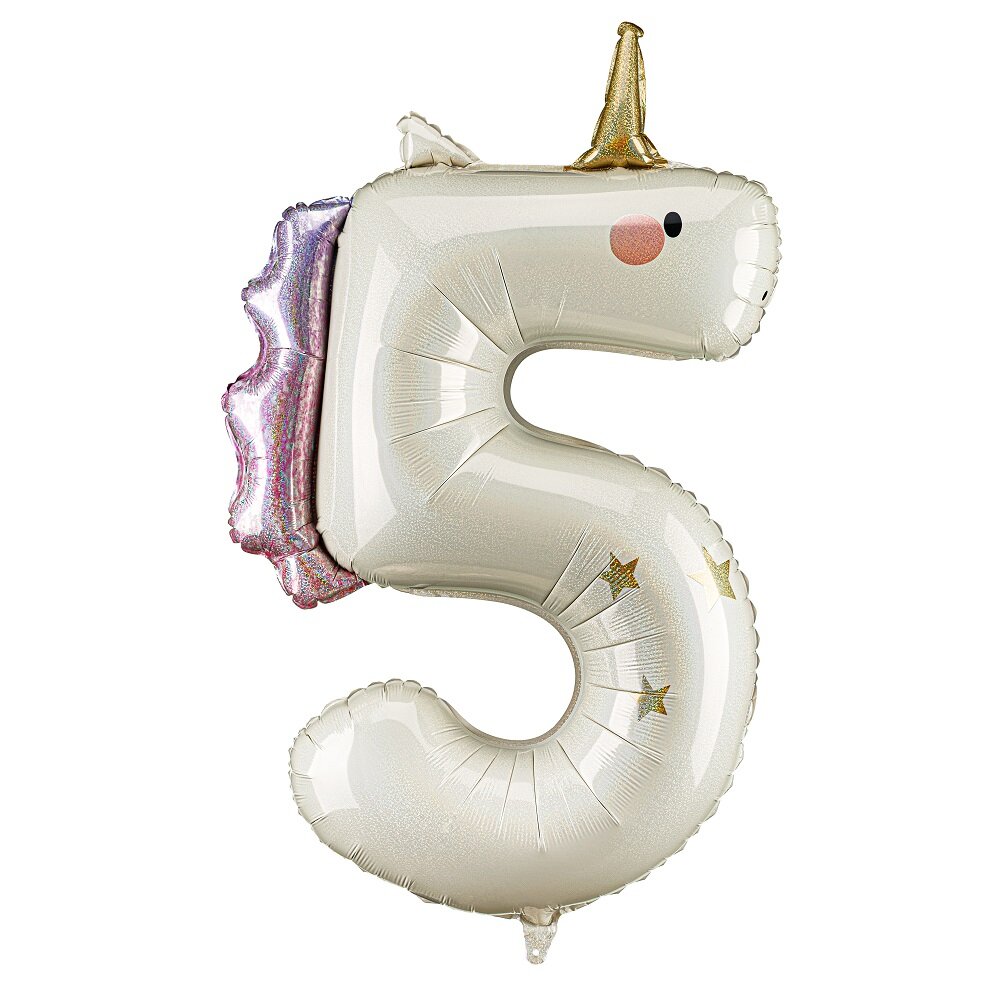 Enhørning Tallballong 5 (92 cm)