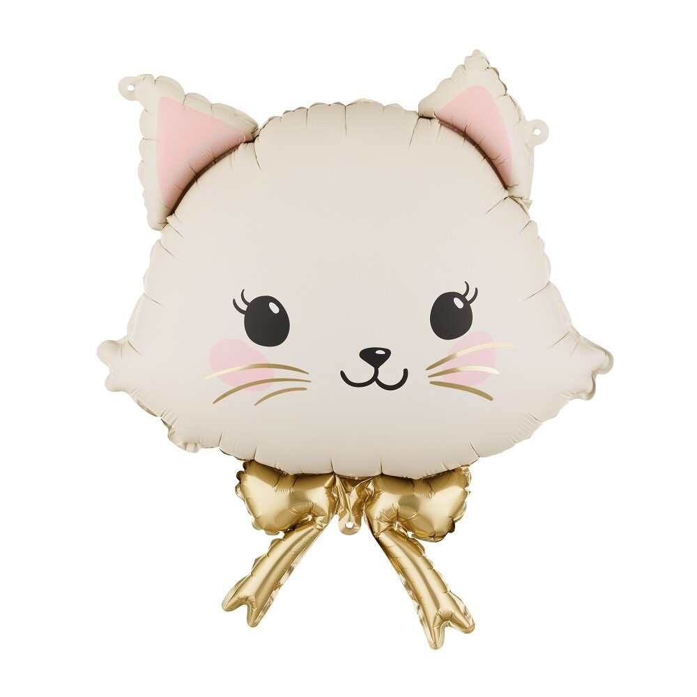 Folieballong Katteansikt 60 cm