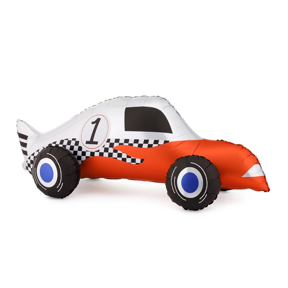 Folieballong Racerbil 90 cm