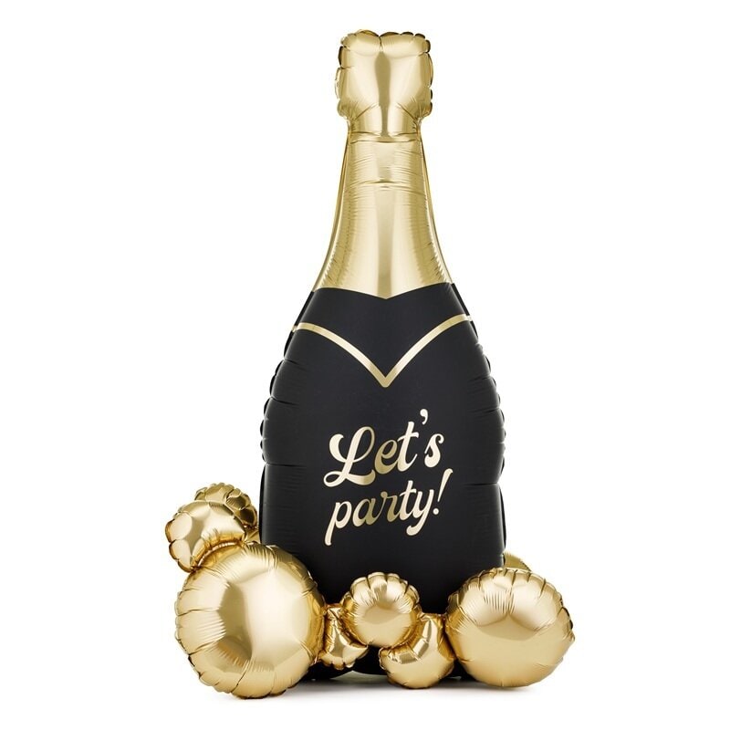 Folieballong Champagneflaske 114 cm
