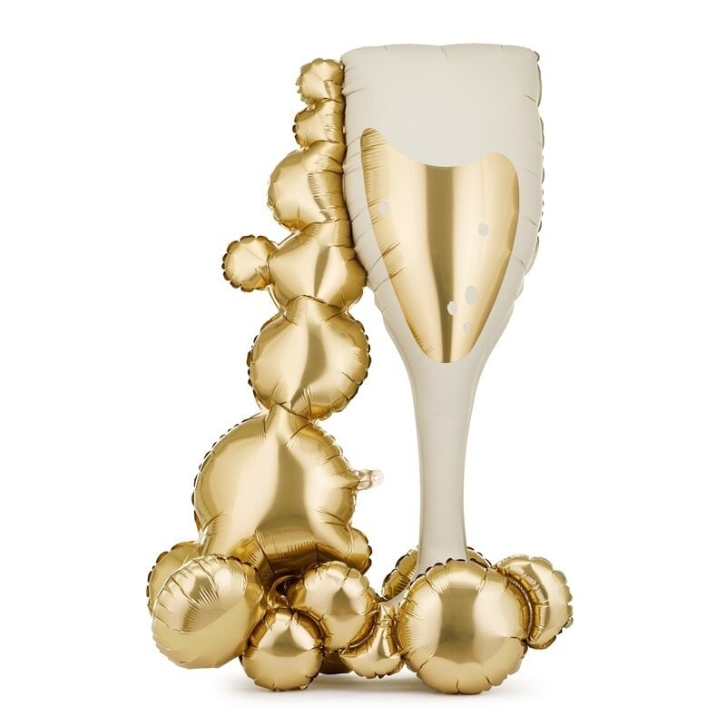 Folieballong Champagneglass 105 cm