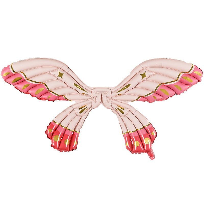 Sommerfuglvinger Folieballong Rosa 102 cm