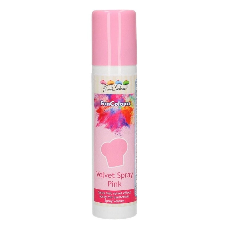 FunCakes - Spiselig Sprayfarge Rosa 100 ml