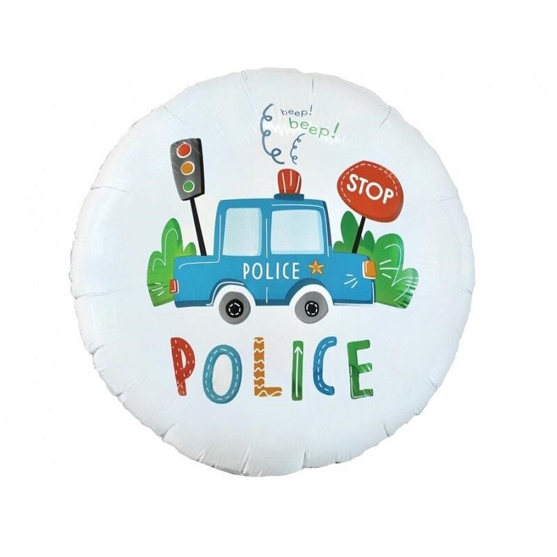 Politi - Folieballong 36 cm
