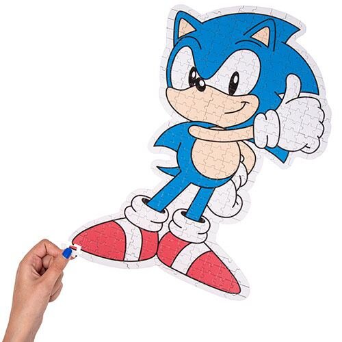 Sonic The Hedgehog, Puslespill Shaped Sonic 250 brikker