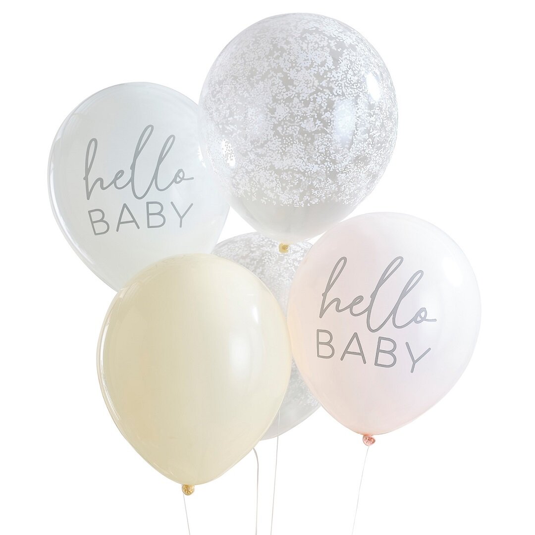 Floral Baby - Ballonger 5 stk.