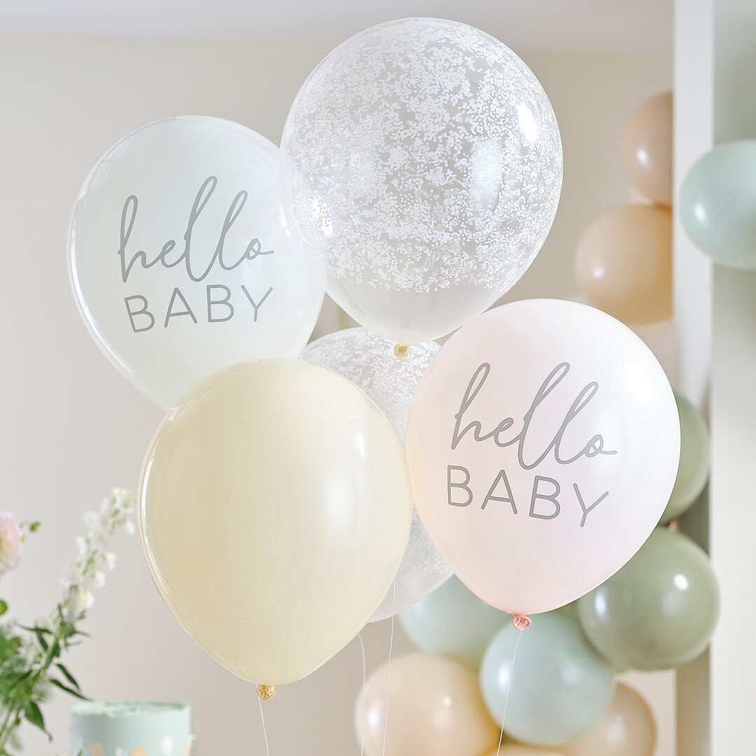 Floral Baby - Ballonger 5 stk.