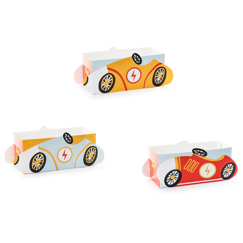 Racer Cars - Snacksbokser 3 stk.