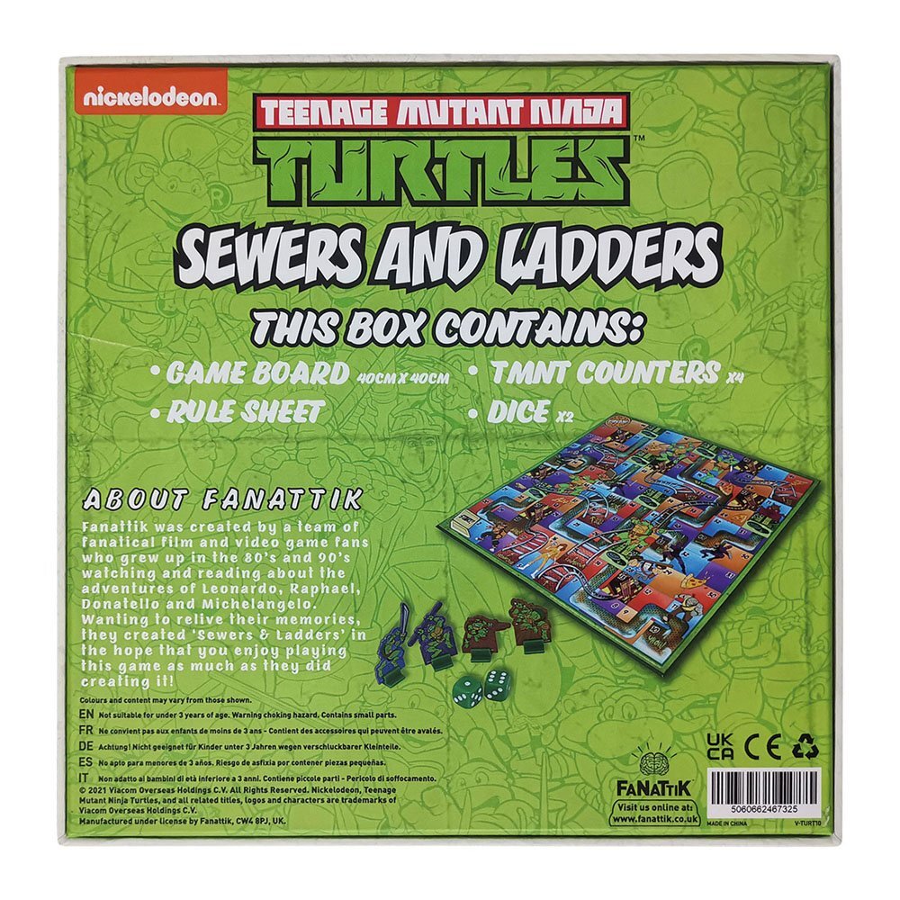 Turtles, Brettspill Sewers & Ladders 