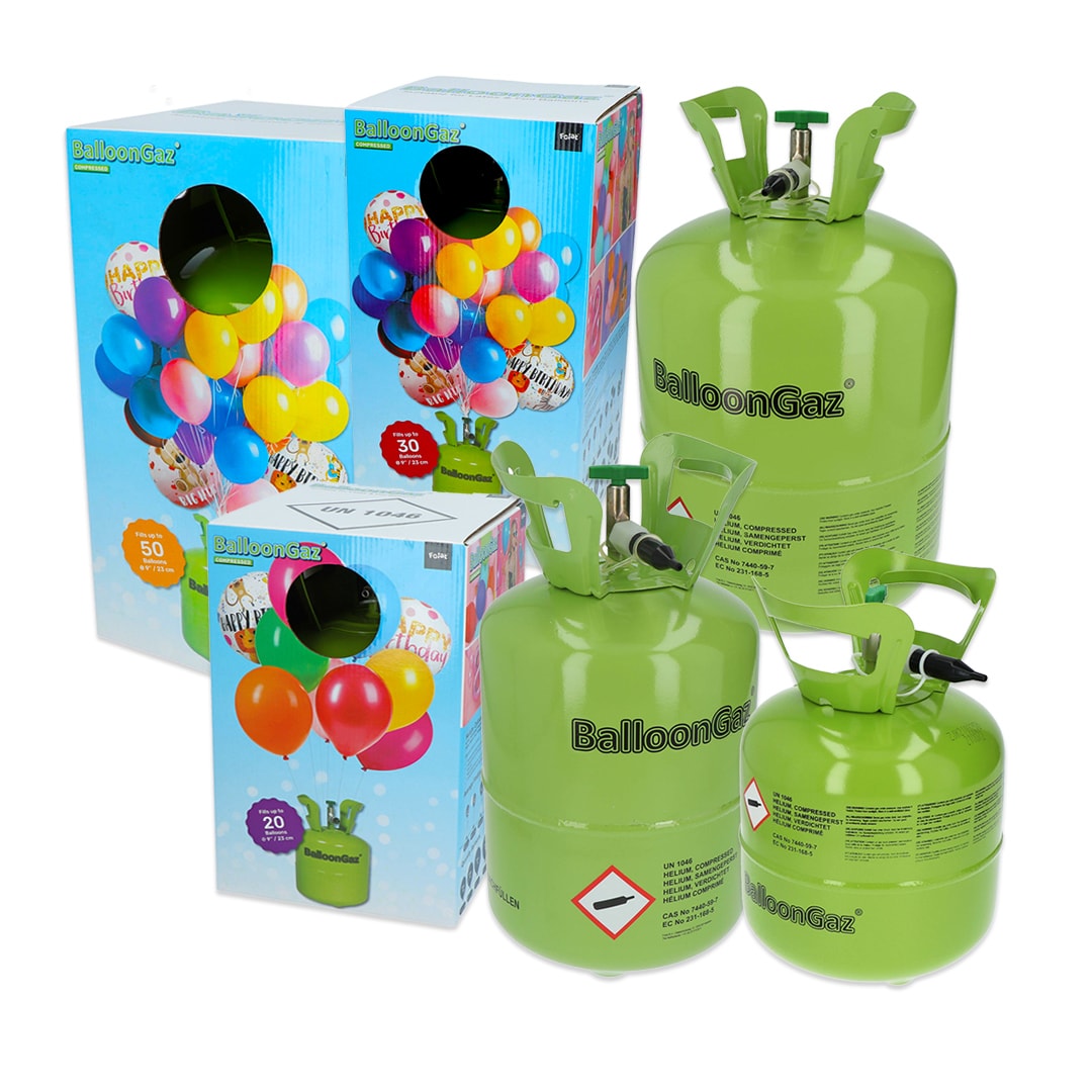 Helium på tank for 30 eller 50 ballonger