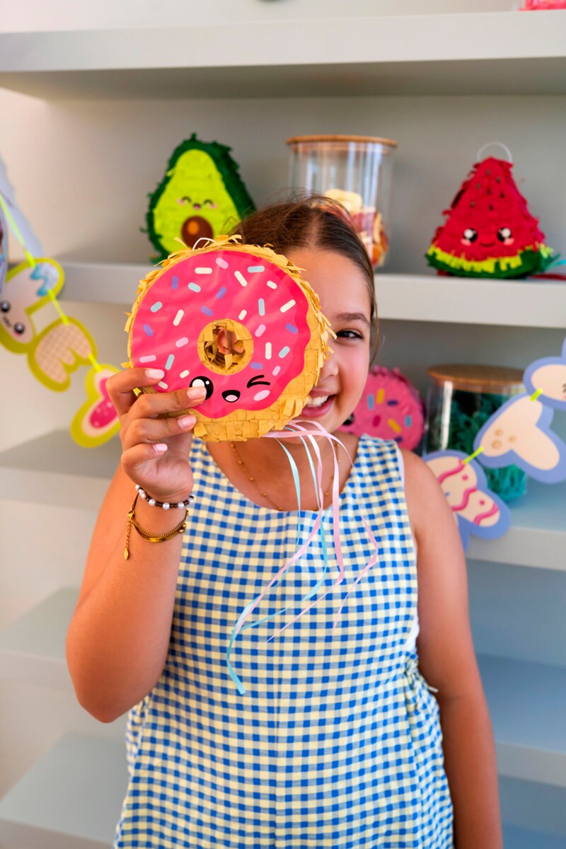 Mini Piñatas Kawaii Donut & Iskrem