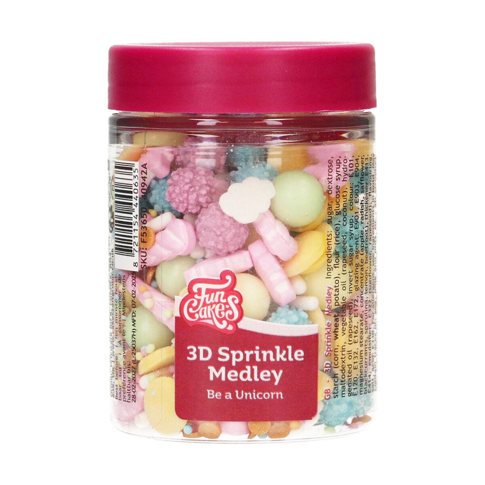 FunCakes - Strøssel Enhjørning 70 gram