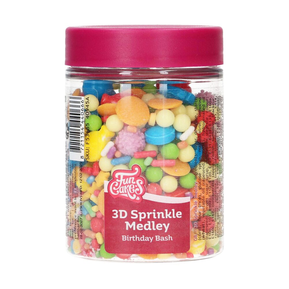 FunCakes - Strøssel Bursdag 70 gram