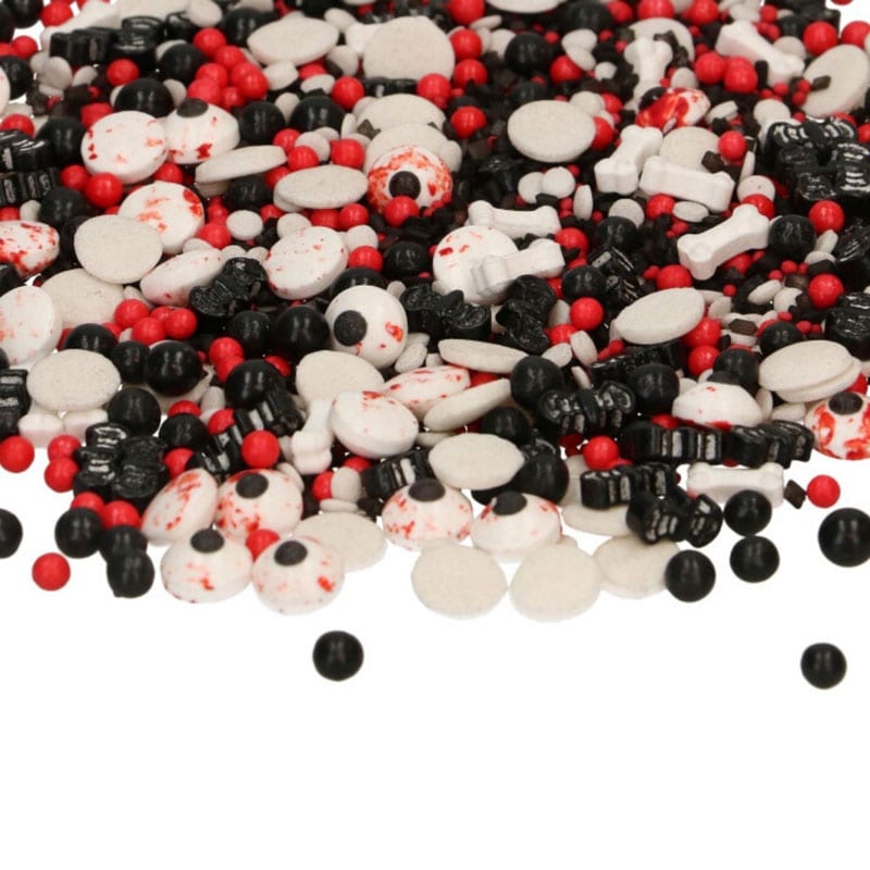 FunCakes - Halloween strøssel øyne og flaggermus 70 g