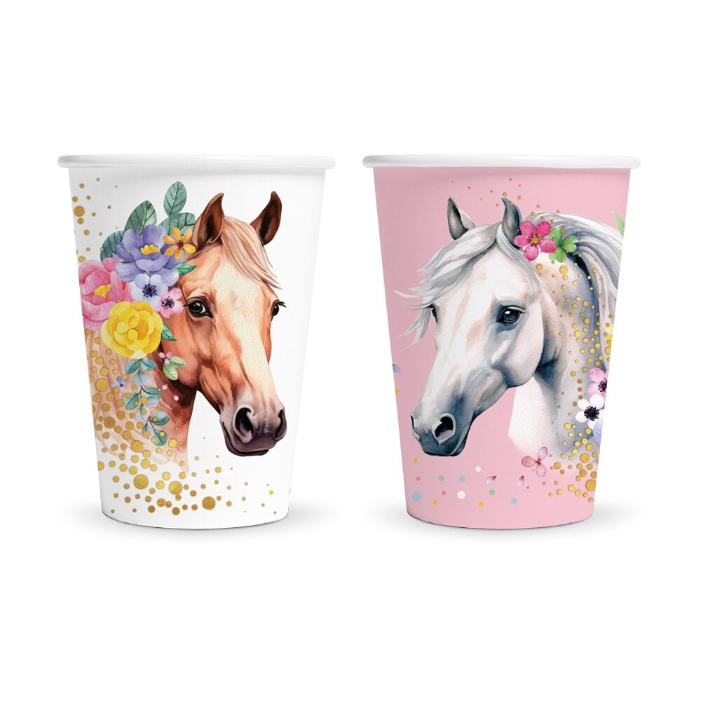 Hester Pappkopper 8 stk.