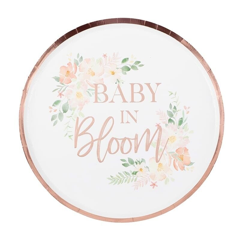 Baby in Bloom - Tallerkener 8 stk.