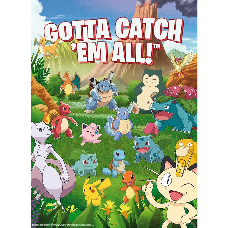 Pokémon - Plakater Chibi Environments 2-pack