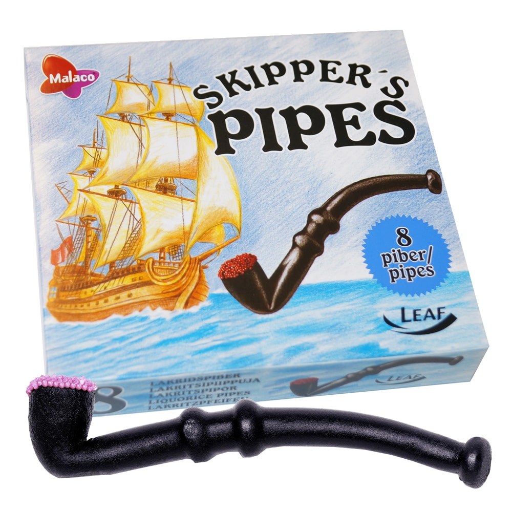 Skippers Lakrispiper Original 8 stk.