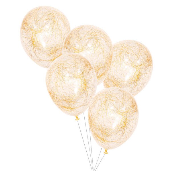 Ballonger Angel Hair Gull 5 stk