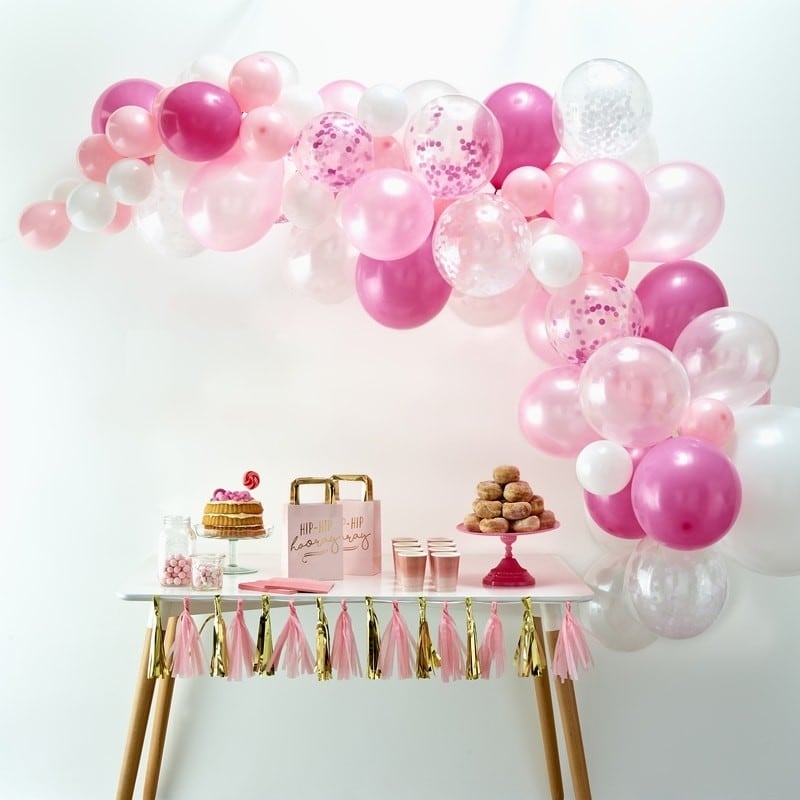 DIY Ballongbue - Rosa