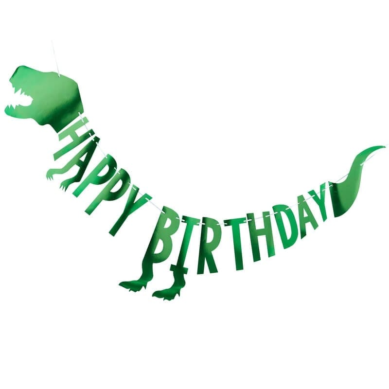 Dinosaur Roar, Girlande Happy Birthday