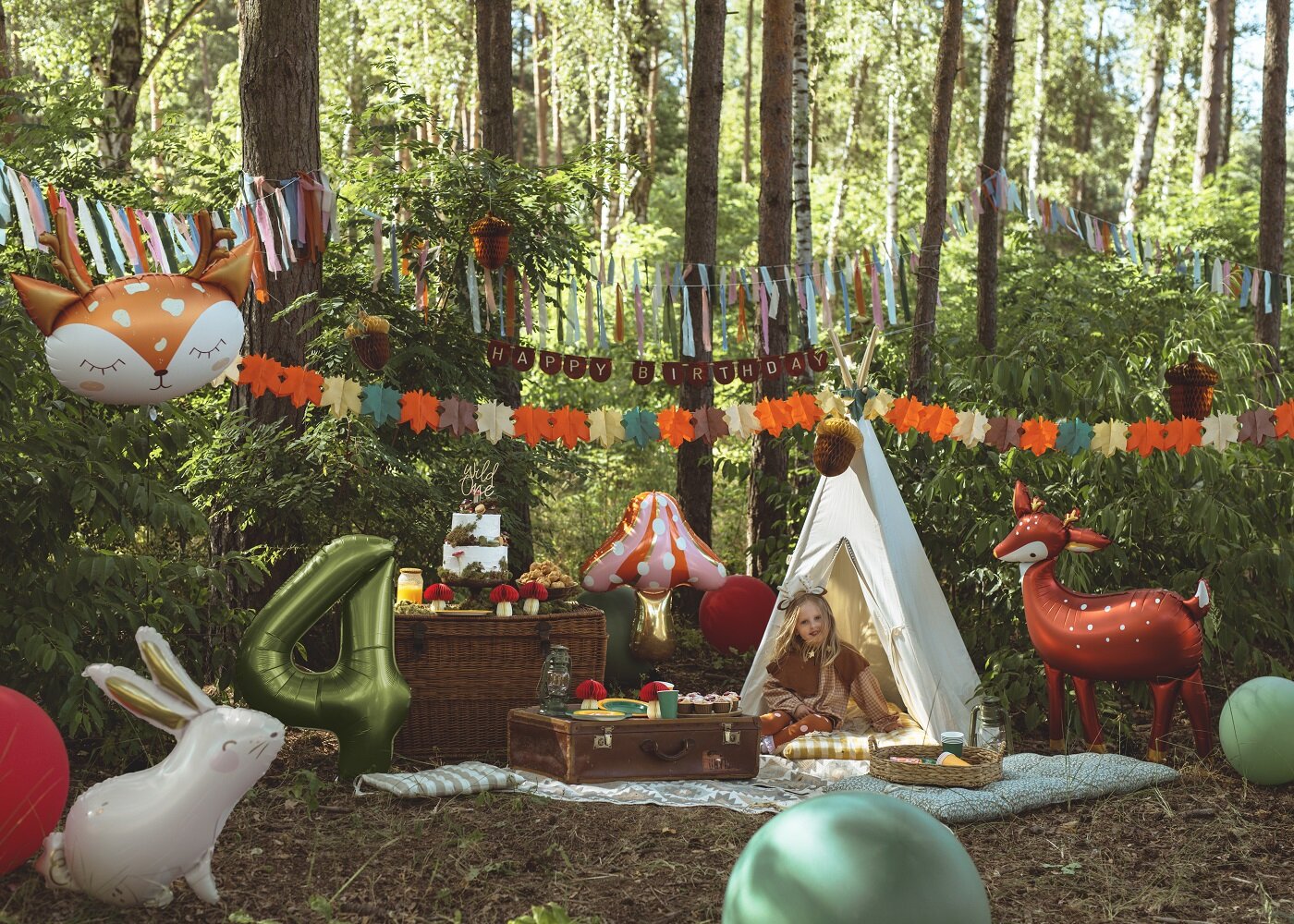 Girlander med Høstblader 3 meter