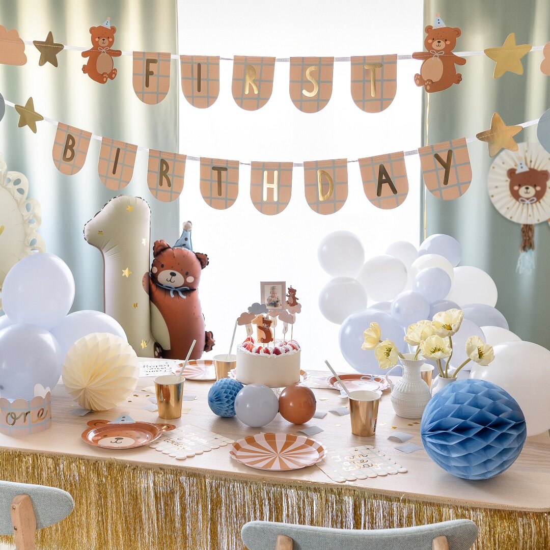 Teddy Bear - Girlander First Birthday 255 cm
