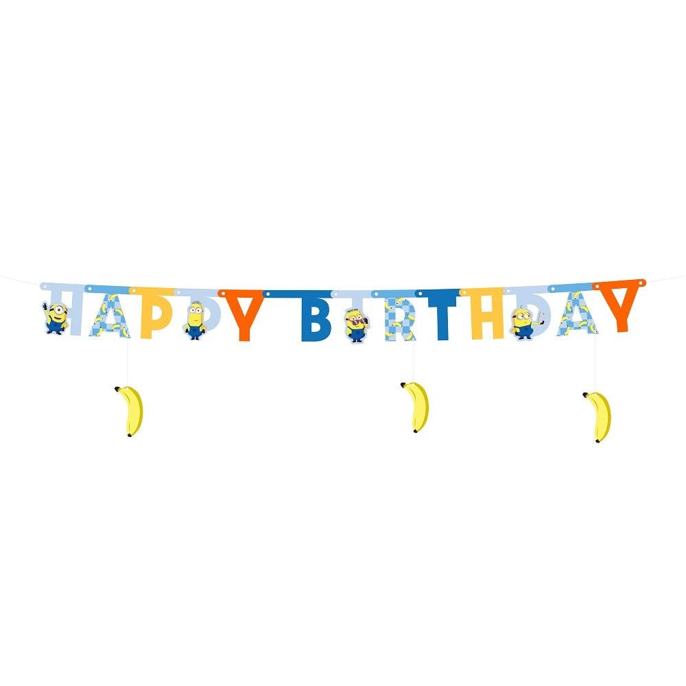 Minions Girlander Happy Birthday 153 cm